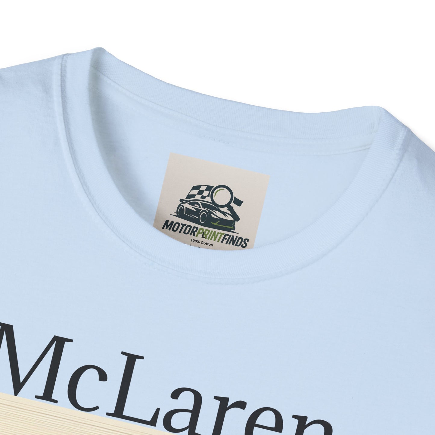 Vintage McLaren Racing T-Shirt, Car Enthusiast Gift, Unisex Softstyle Tee, Motorsport Apparel, Father's Day Gift