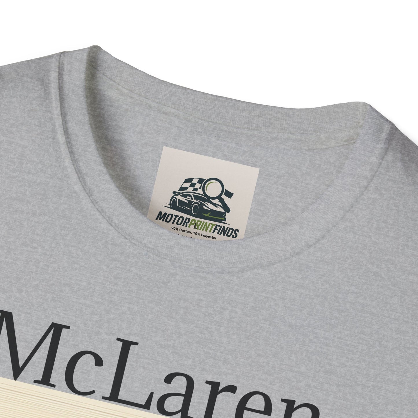 Vintage McLaren Racing T-Shirt, Car Enthusiast Gift, Unisex Softstyle Tee, Motorsport Apparel, Father's Day Gift