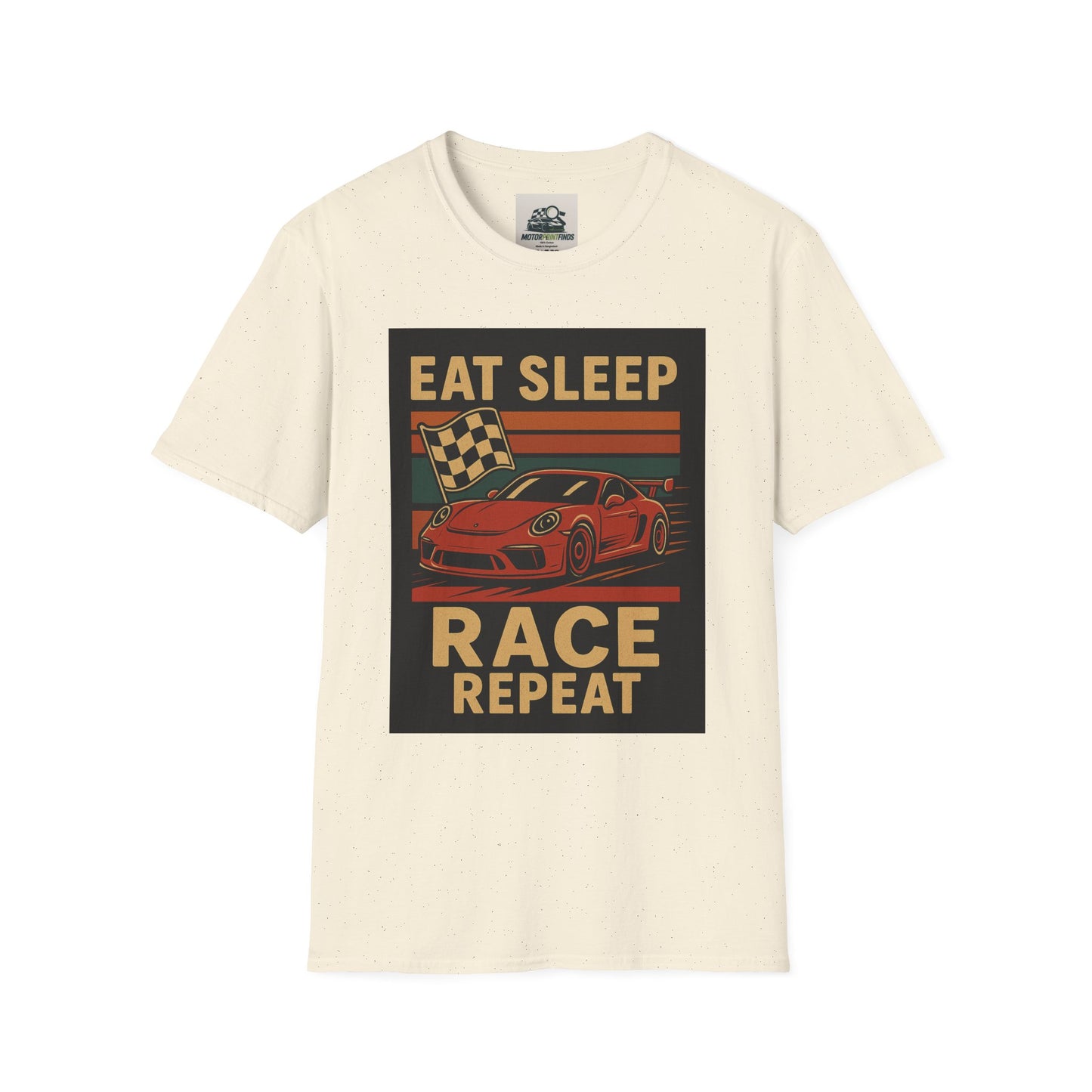 Racing Enthusiast T-Shirt - Eat Sleep Race Repeat