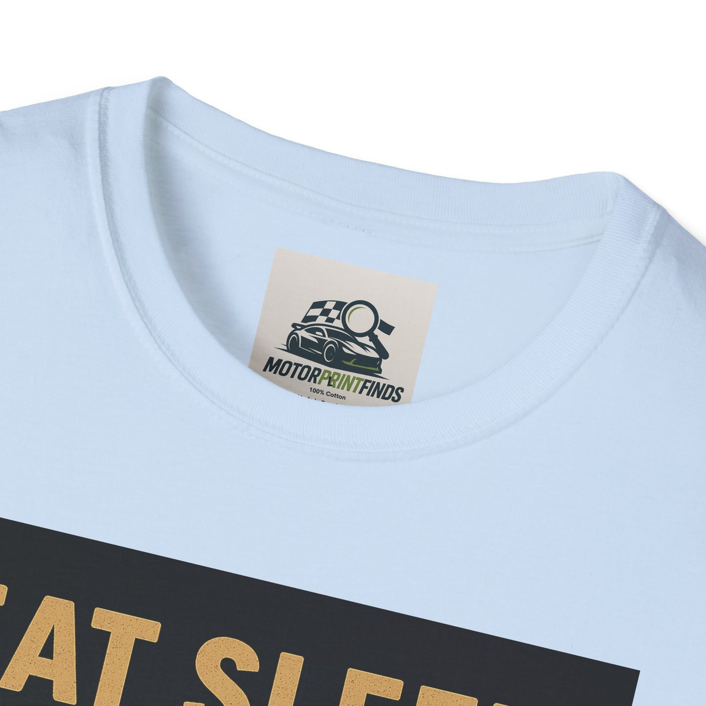 Racing Enthusiast T-Shirt - Eat Sleep Race Repeat