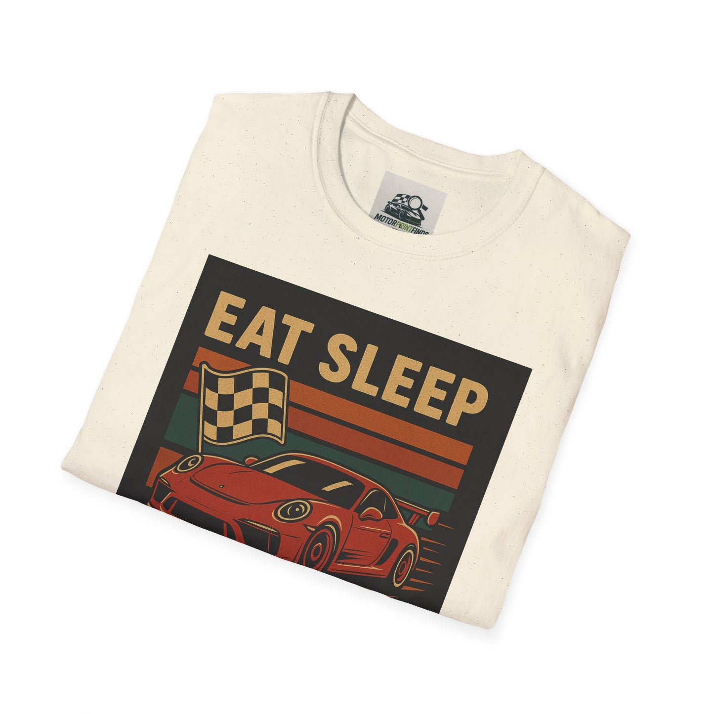 Racing Enthusiast T-Shirt - Eat Sleep Race Repeat